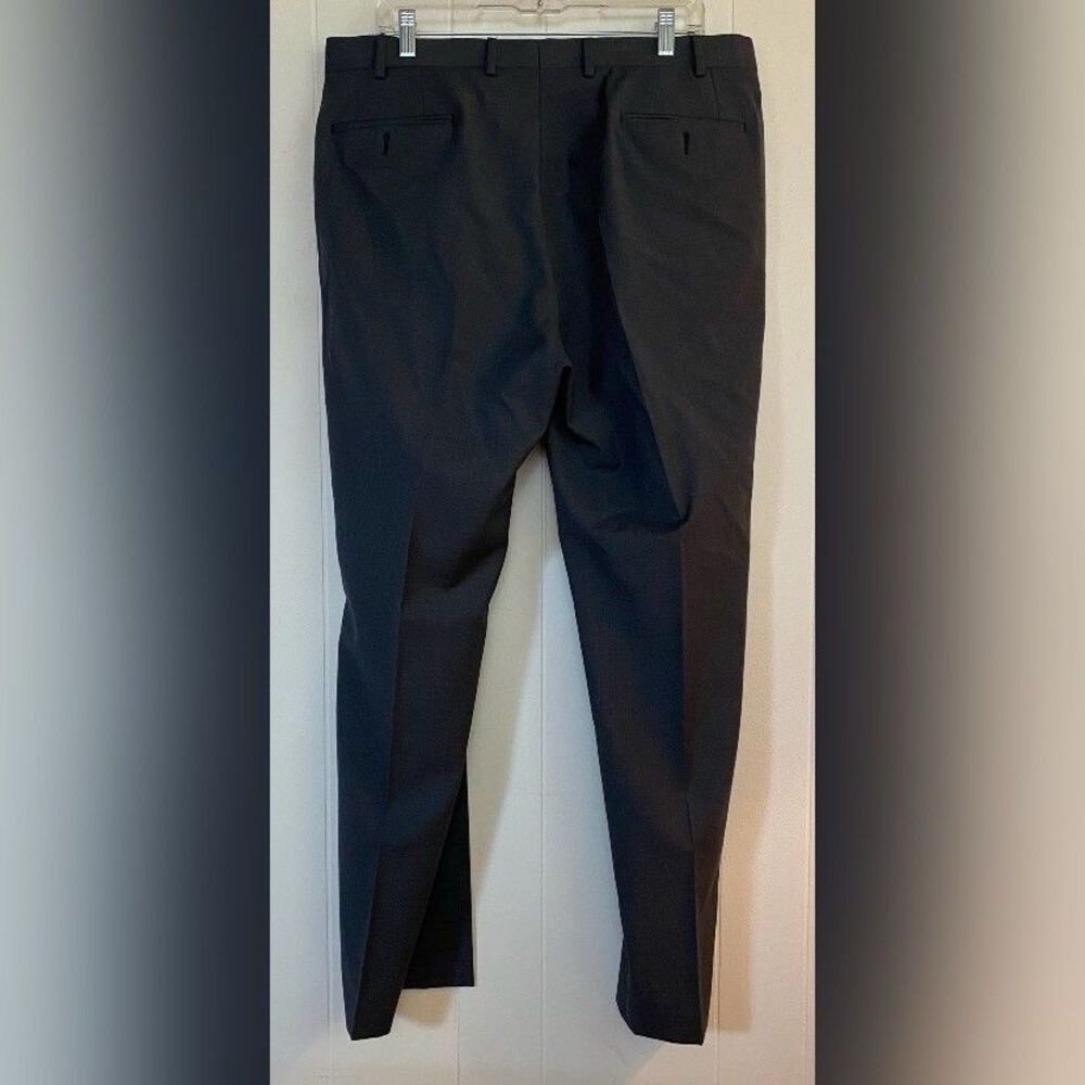 Michael Strahan Collection Pants Men’s 36 X 32 Dark Gray Dress - Picture 2 of 6